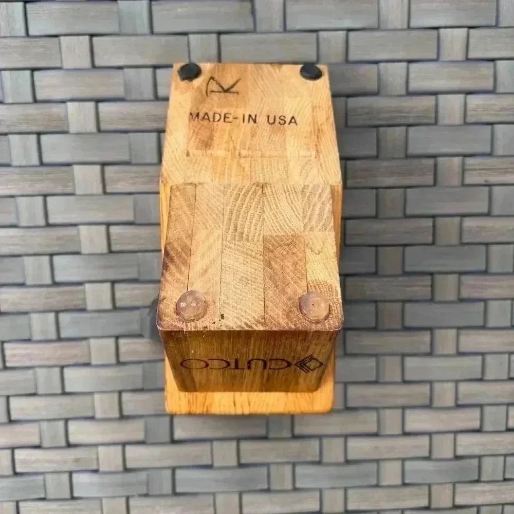 Cutco Studio Set 4 Slot‎ Knife Honey Oak Block Made in USA